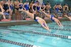 Swim vs Bentley  Wheaton College Swimming & Diving vs Bentley University. - Photo by Keith Nordstrom : Wheaton, Swimming & Diving